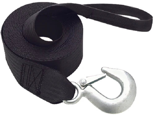 PWC Winch Strap With Loop End 2" x 12'