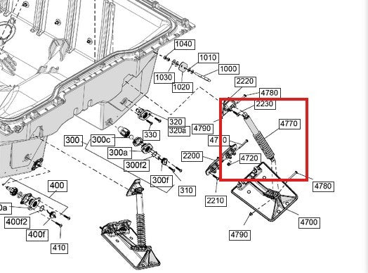 Sea-Doo Switch Trim Shock Absorber