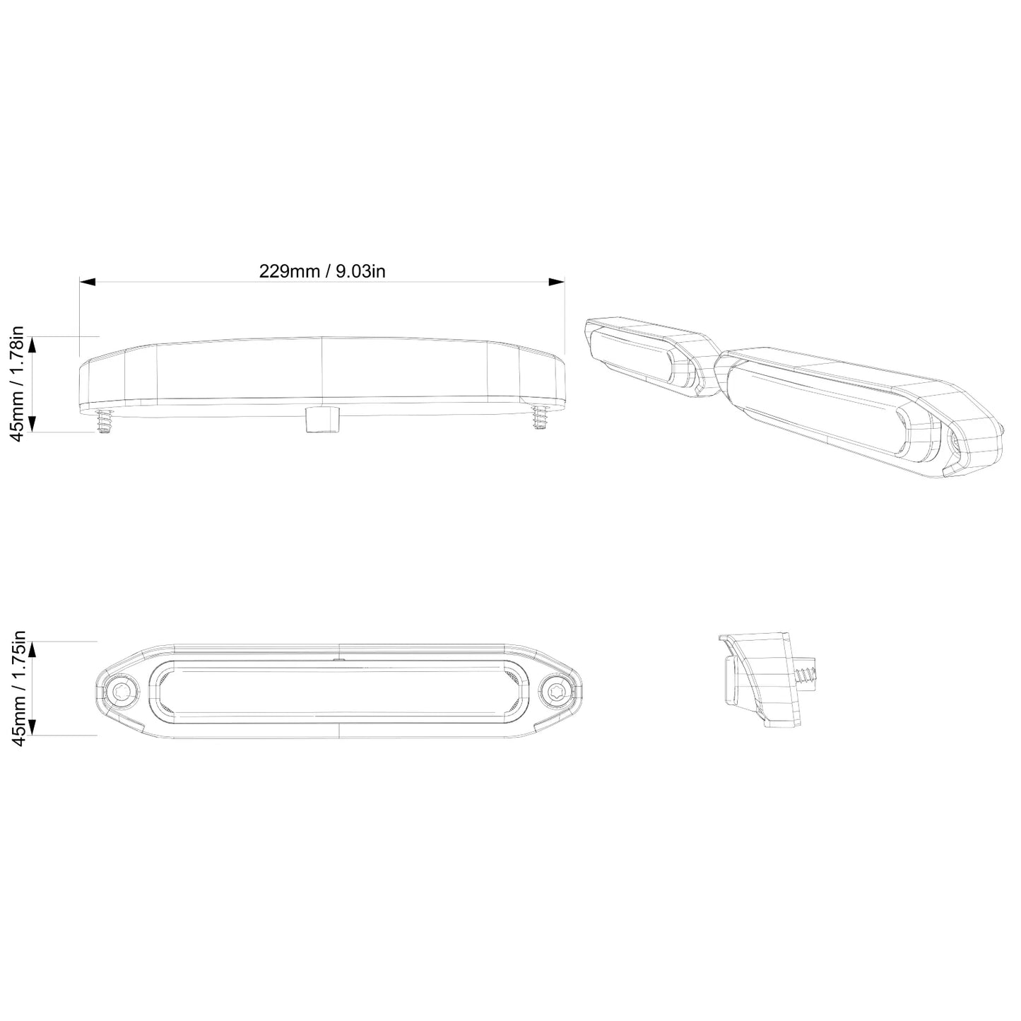 Sea-Doo Switch Pontoon Rear Underwater Lights 295101327