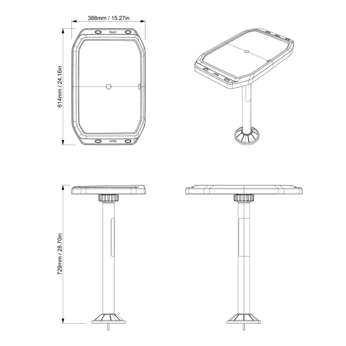 Sea-Doo Switch BBQ Table with LinQ Lite 295101351