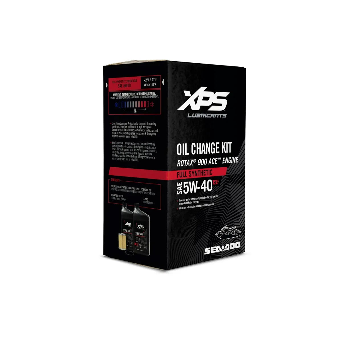 Sea-Doo XPS 4T 5W-40 Full Synthetic Oil Change Kit for Rotax 900 ACE engine