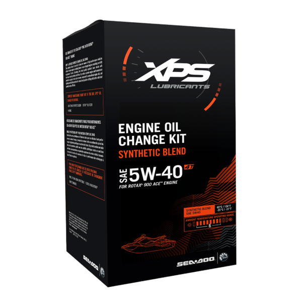 Sea-Doo 4T 5W-40 Synthetic Blend Oil Change Kit For Rotax 900 ACE #779250