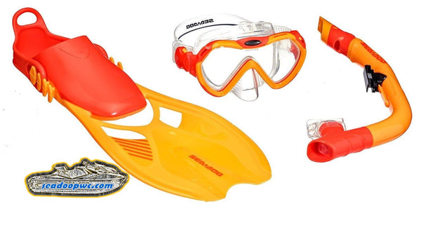 Sea-Doo Snorkeling Set for Youths S/M, Orange (B103877212)