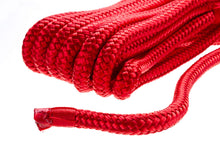 15' Double Braid Nylon Dock Line - Red