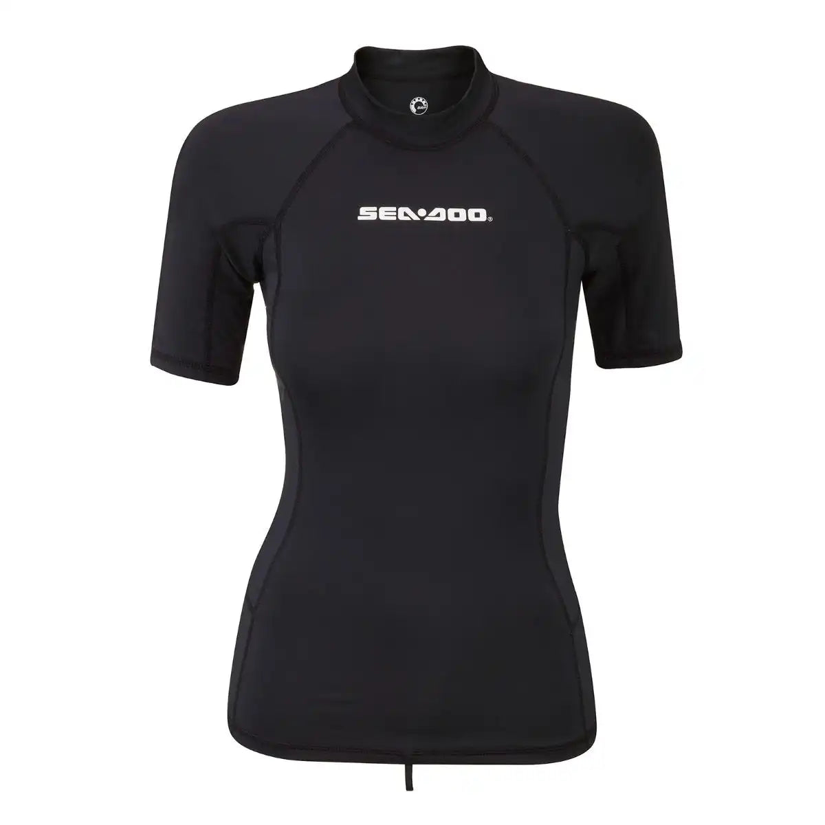 SEA-DOO WOMEN SIGNATURE SHORT SLEEVE RASHGUARD - BLACK - 286795