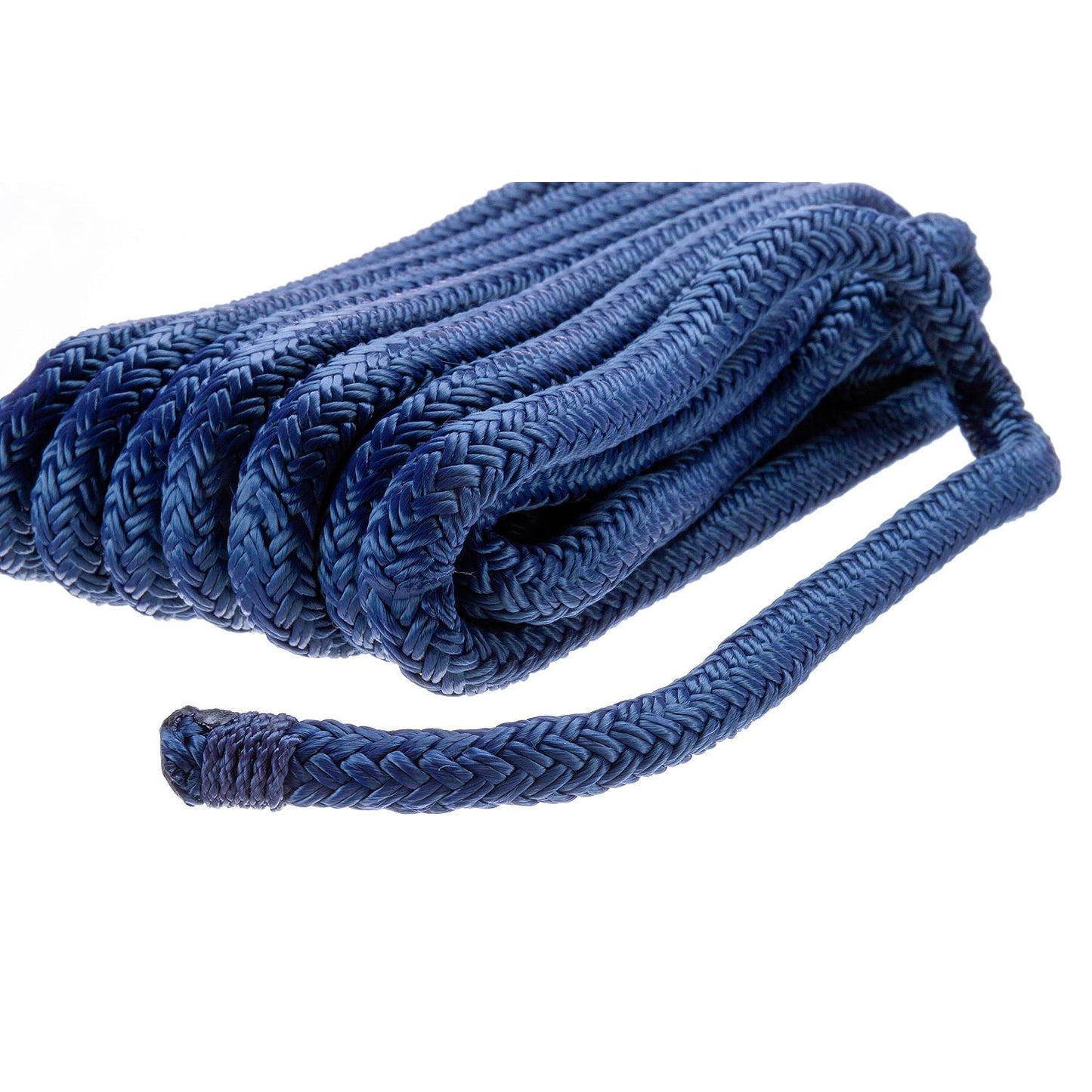 15' Double Braid Nylon Dock Line - Navy Blue