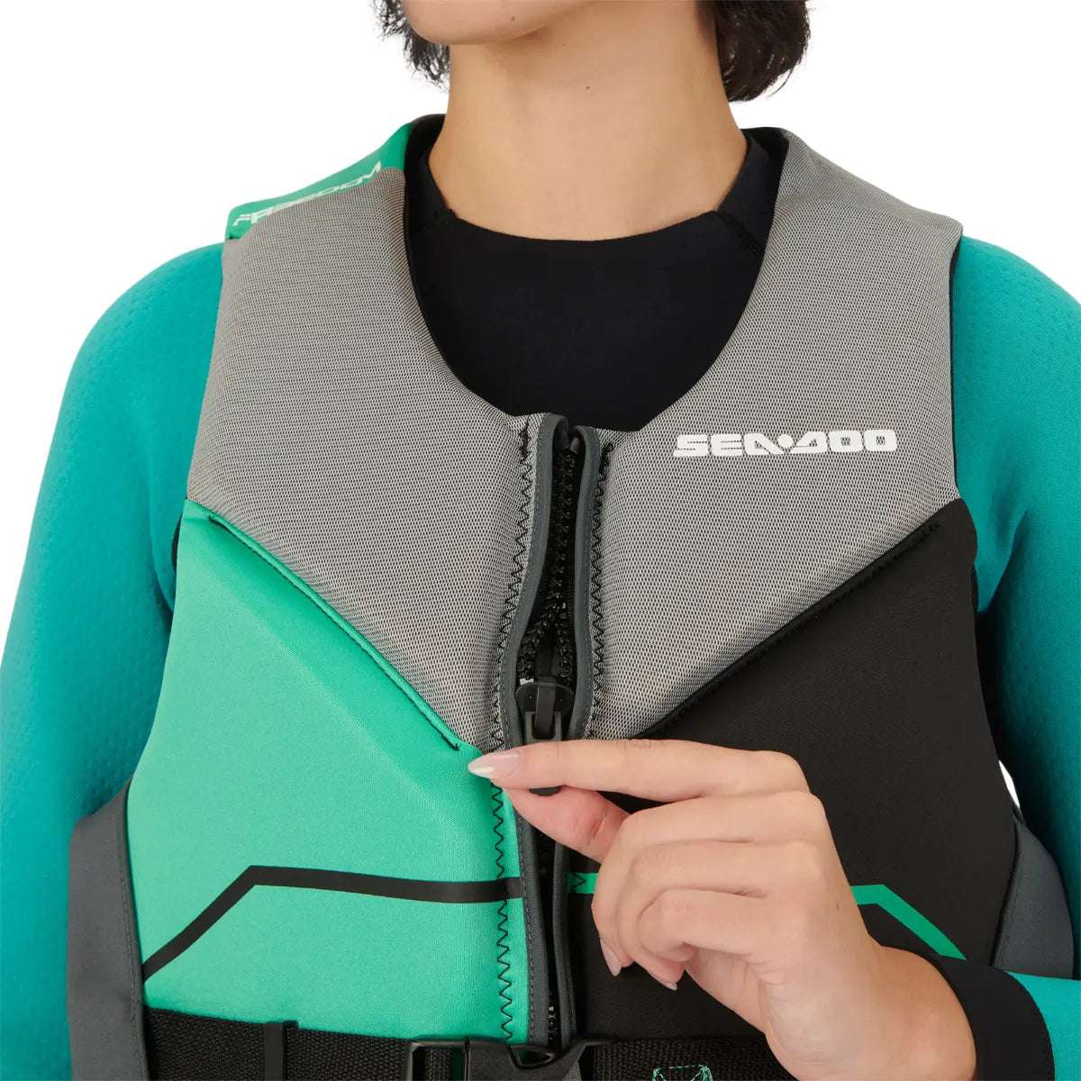 Sea-Doo Freedom PFD/Life Jacket - Teal - 285980 | Shop Sea-Doo PWC