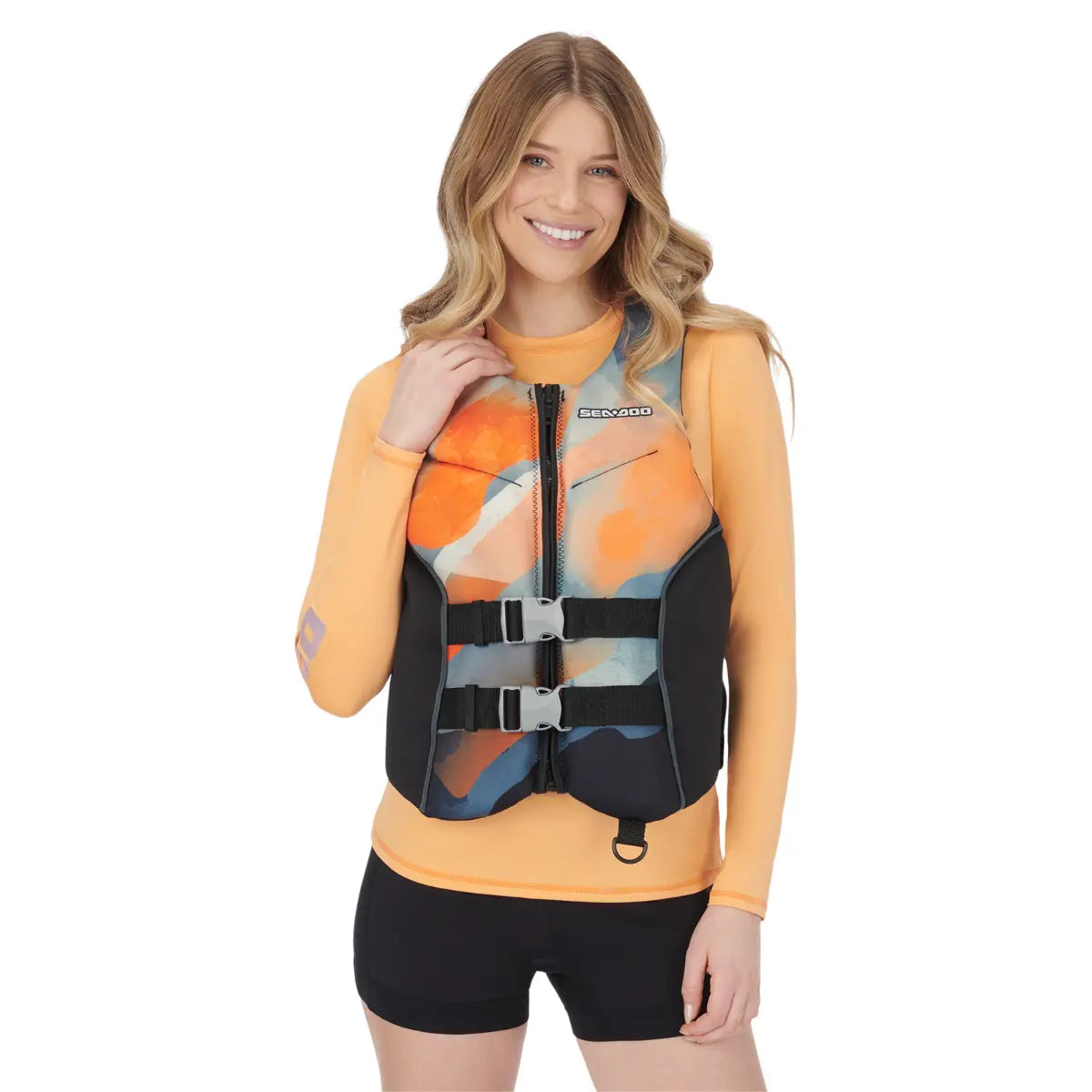 Sea-Doo Airflow Sunset Edition Life Jacket Orange – Sea-Doo Superstore