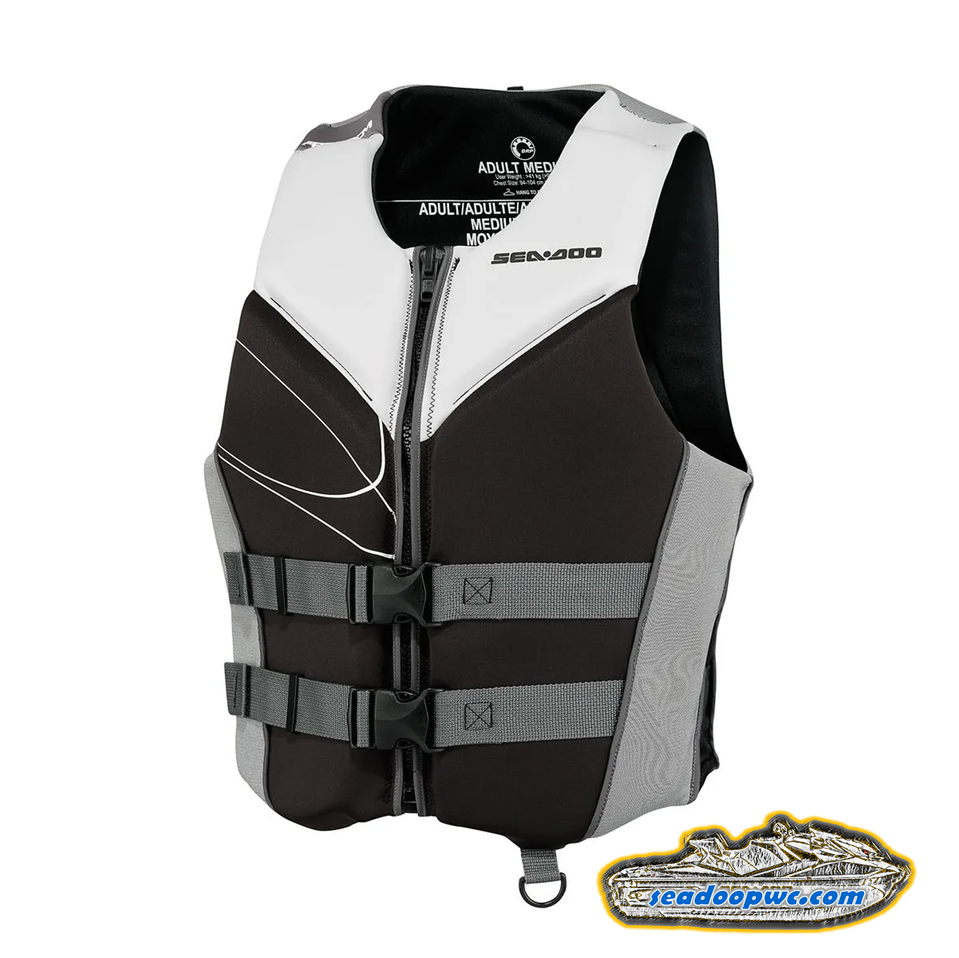 Sea-Doo Freedom Stream PFD/Life Jacket - Black #287001_90