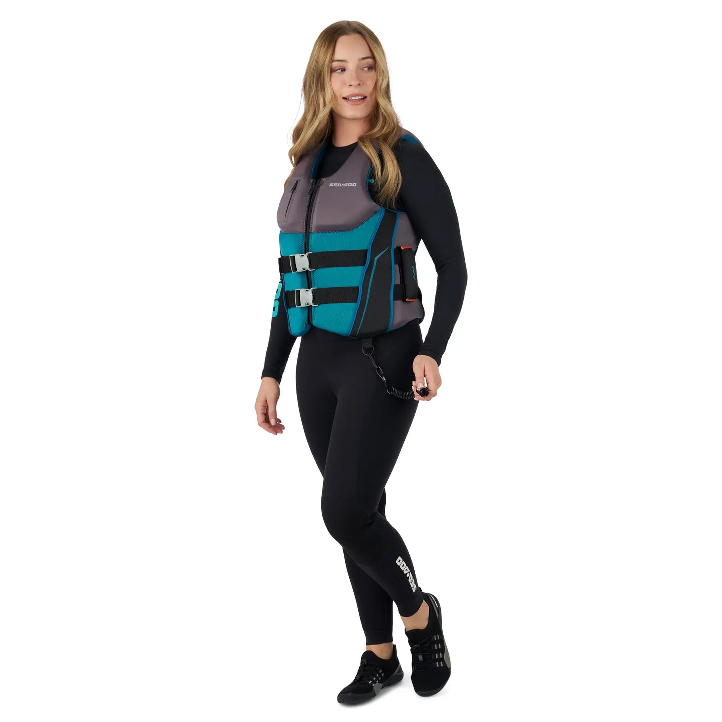 Sea-Doo Unisex Wave Grip PFD/Life Jacket - Turquoise