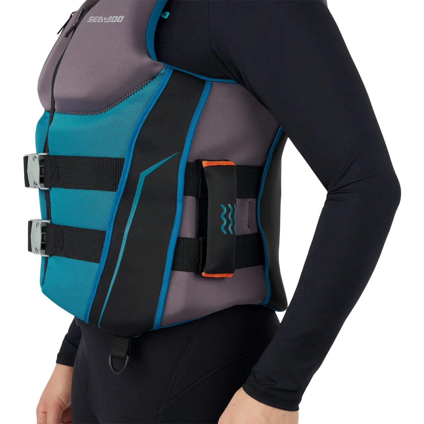 Sea-Doo Unisex Wave Grip PFD/Life Jacket - Turquoise