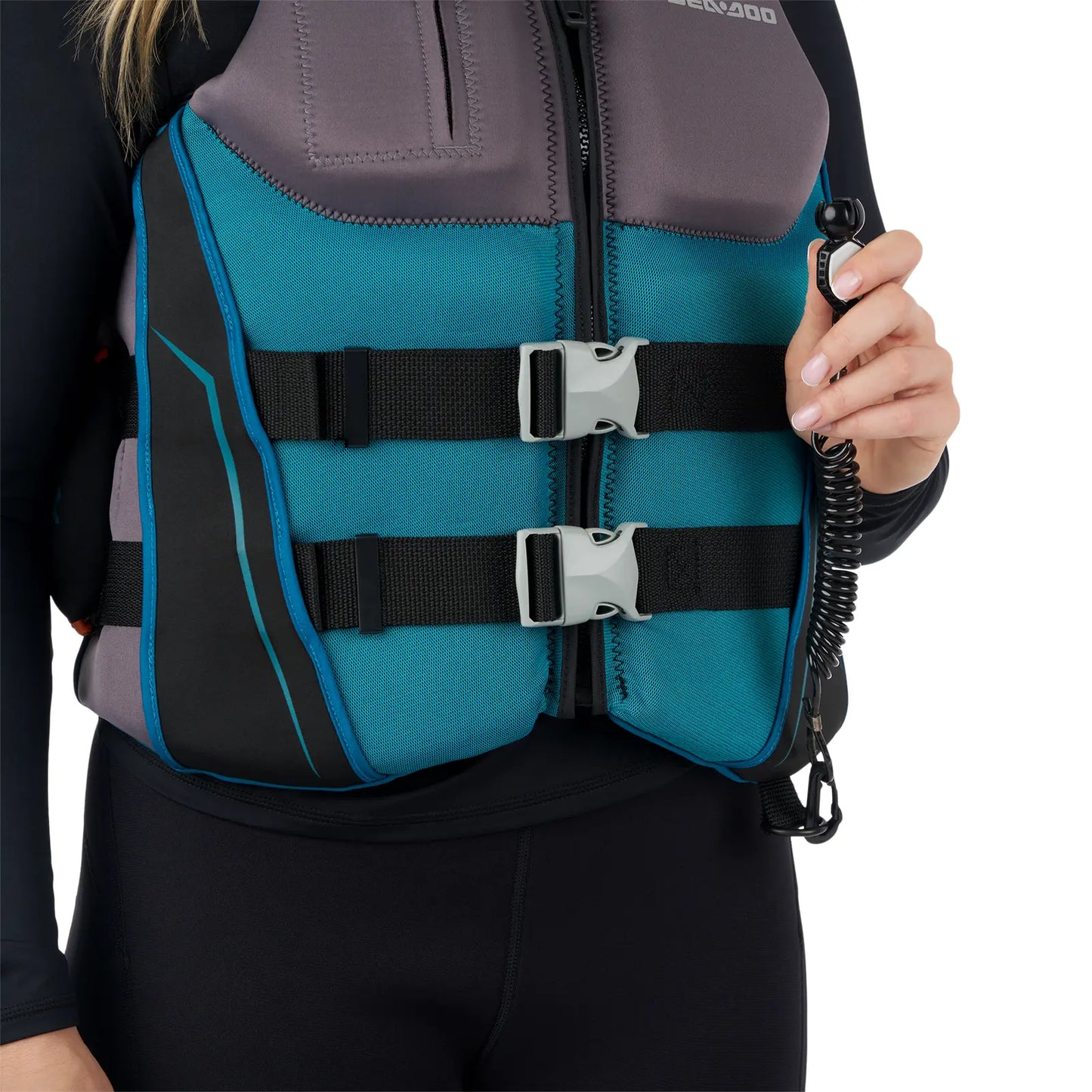 Sea-Doo Unisex Wave Grip PFD/Life Jacket - Turquoise