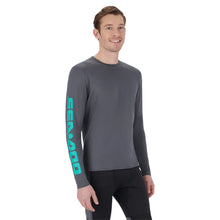 Sea-Doo Men's Sea-Doo Long Sleeve Rashguard Charcoal
