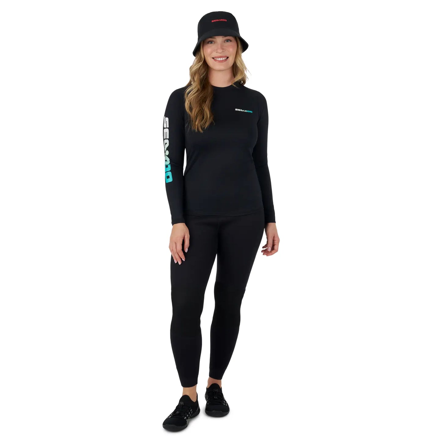 Sea-Doo Women's Long Sleeve Rashguard Black