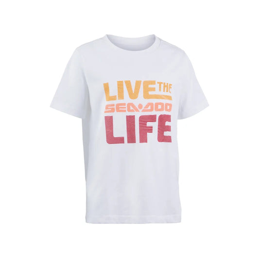Sea-Doo Youth Live The Sea-Doo Life T-Shirt Navy White