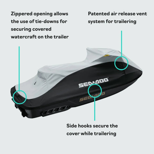 BRP OEM Sea-Doo PWC Cover #295100719 - 2010-2017 GTX, RXT & Wake