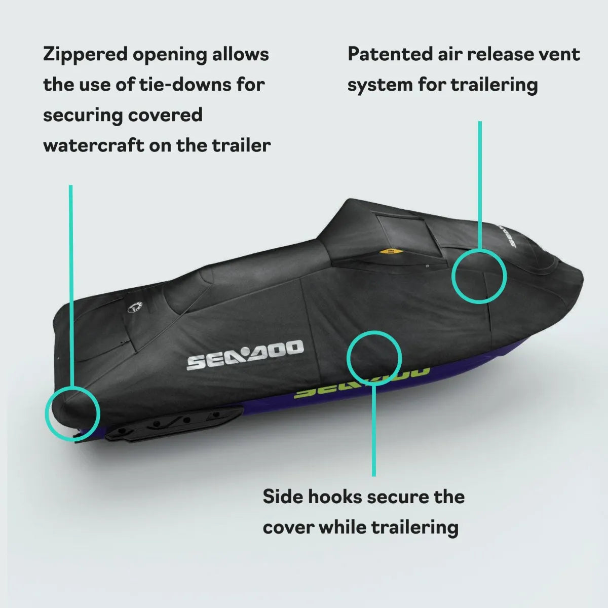 2021 sea doo fish pro accessories Sea-Doo Cover For Rxp-x (2021) 295100889