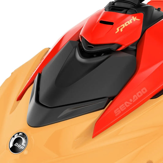 CPOWACE Front Access Cover For Sea-Doo Spark 60/900/Trixx 2015-2020 - Black ABS Replacement #291004155
