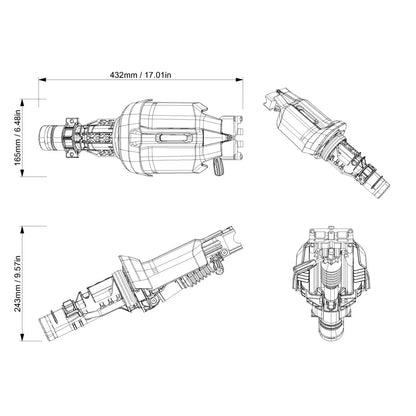 Quick Adjust Handlebar for Switch Pontoon 295101196