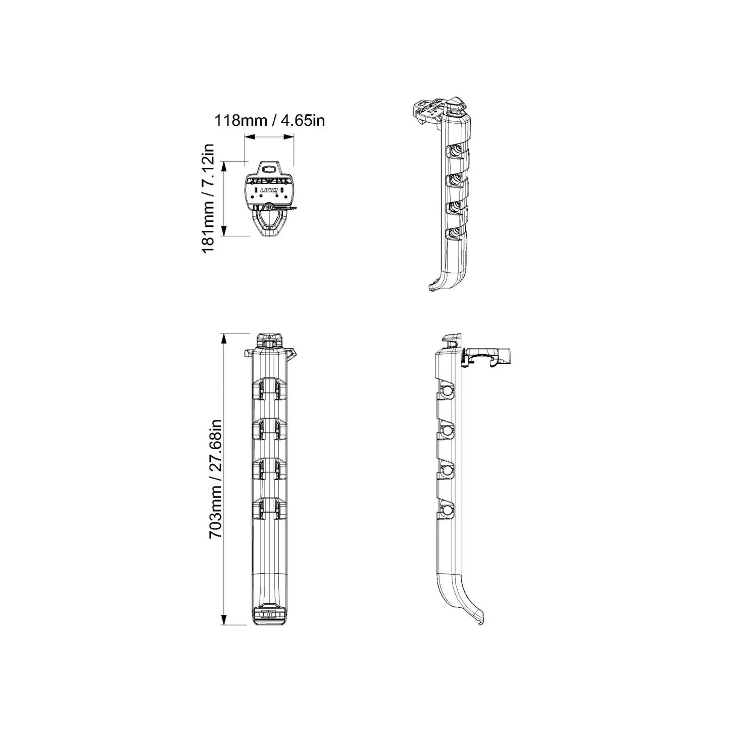 Sea-Doo Switch Quick-Access Rod Storage 295101324