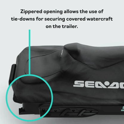 BRP OEM Sea-Doo PWC Cover #295101348 - 2018-2026 GTX, WAKE PRO & RXT w/ Windshield