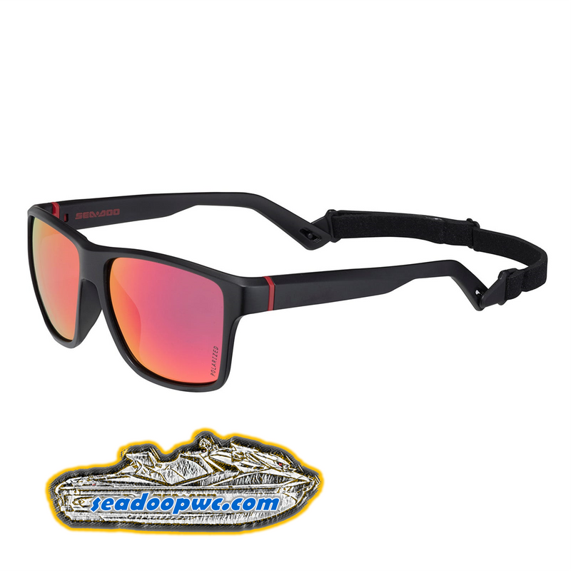 Sea-Doo Low Tide Polarized Floating Sunglasses, Red