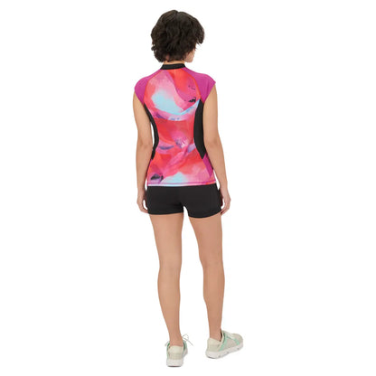 4546820674 Sea-Doo Women's Short Sleeve Performance Rash Guard - Blue - M