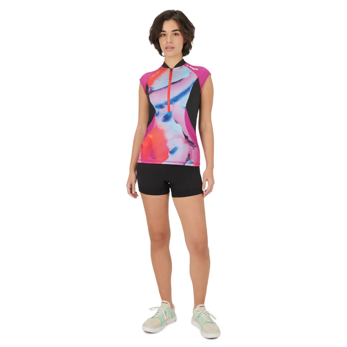 4546820674 Sea-Doo Women's Short Sleeve Performance Rash Guard - Blue - M