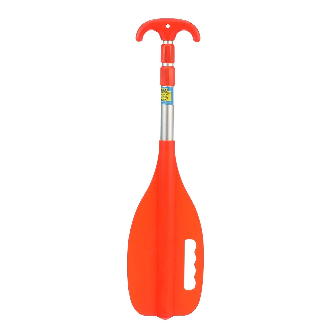 Emergency Multi-Purpose Telescoping Boat Hook and Paddle, Orange, 26” to 72”