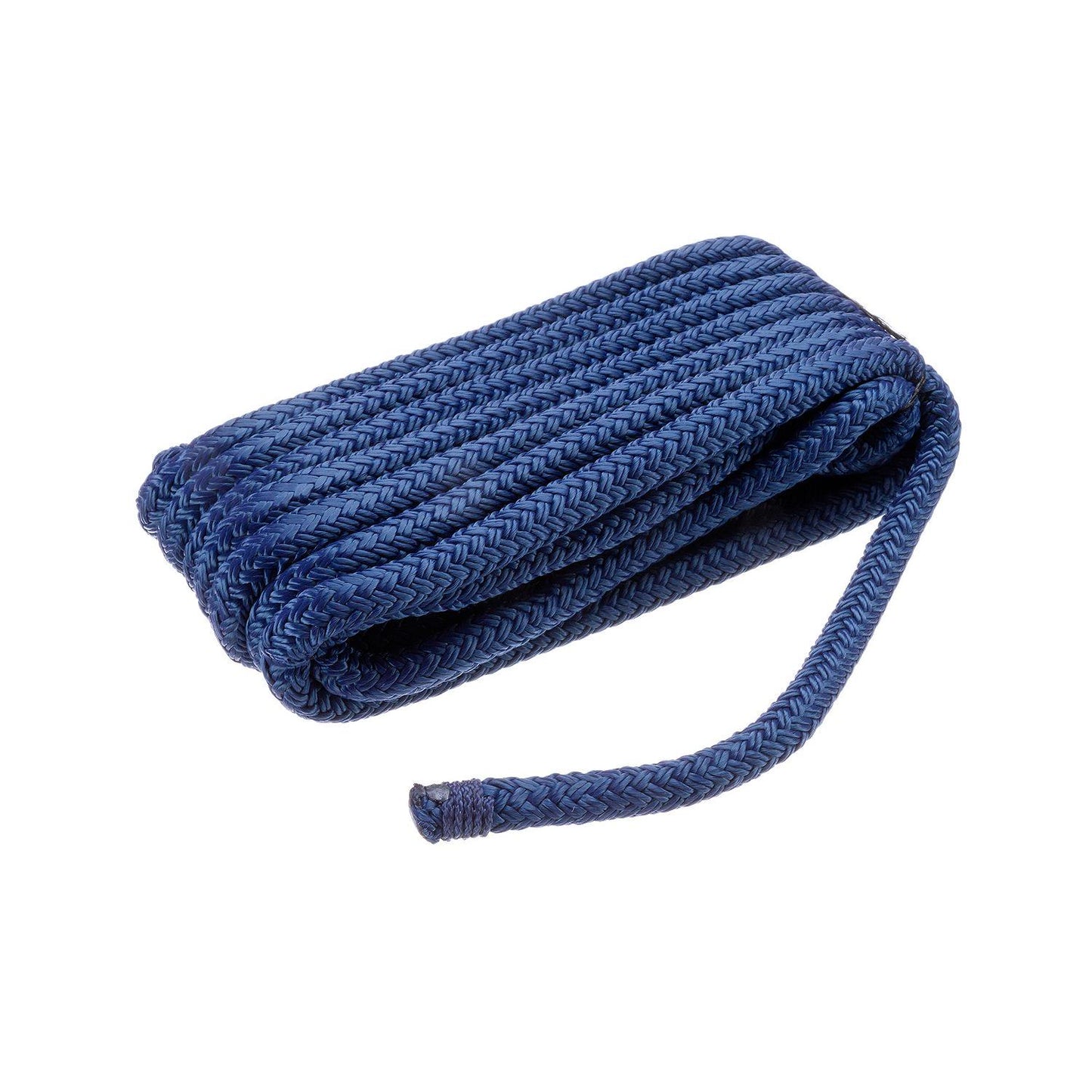 15' Double Braid Nylon Dock Line - Navy Blue