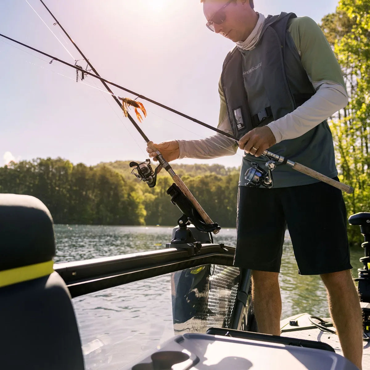 Linq Sea Doo Fish Pro Rod Holders Sea-Doo Fish Pro Trolling Rod Holders GC Jetski Linq Sea Doo Fish Pro Rod Holders Sea-Doo Fish Pro Trolling Rod Holders GC Jetski