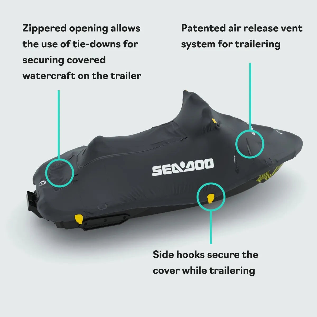 BRP OEM Sea-Doo PWC Cover 2024 Spark 1&2 Seater #295101160