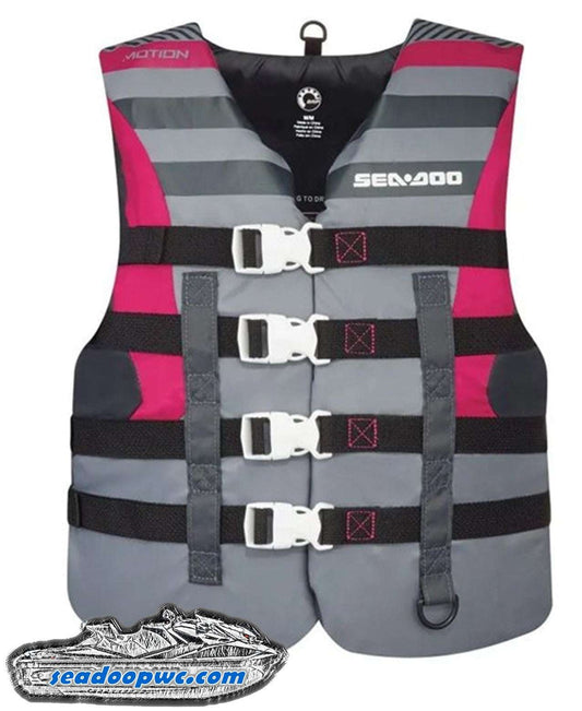 Sea-Doo Ladies' Motion PFD - Gray & Pink