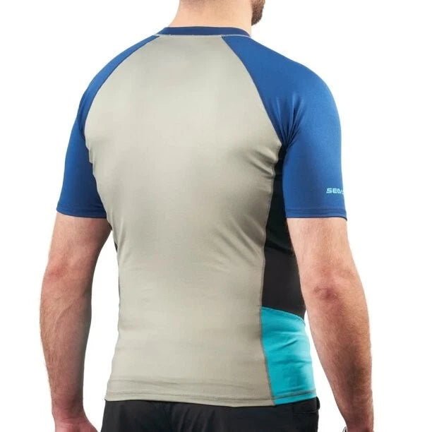 Sea-Doo Men's Short Sleeve Rashguard Performance - Blue - 286798_15