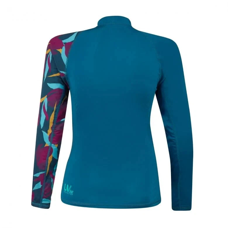 SEA-DOO WOMEN'S EXOTIC LONG SLEEVE RASHGUARD - NAVY 454318_89