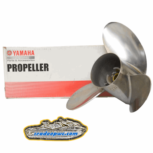 YAMAHA STAINLESS STEEL SDS 12 PITCH X 14 DIAMETER TALON PONTOON STANDARD ROTATION PROPELLER 6H1-45976-00-00