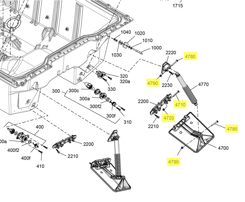 Sea-Doo Switch - Trim Tab Mounting Kit