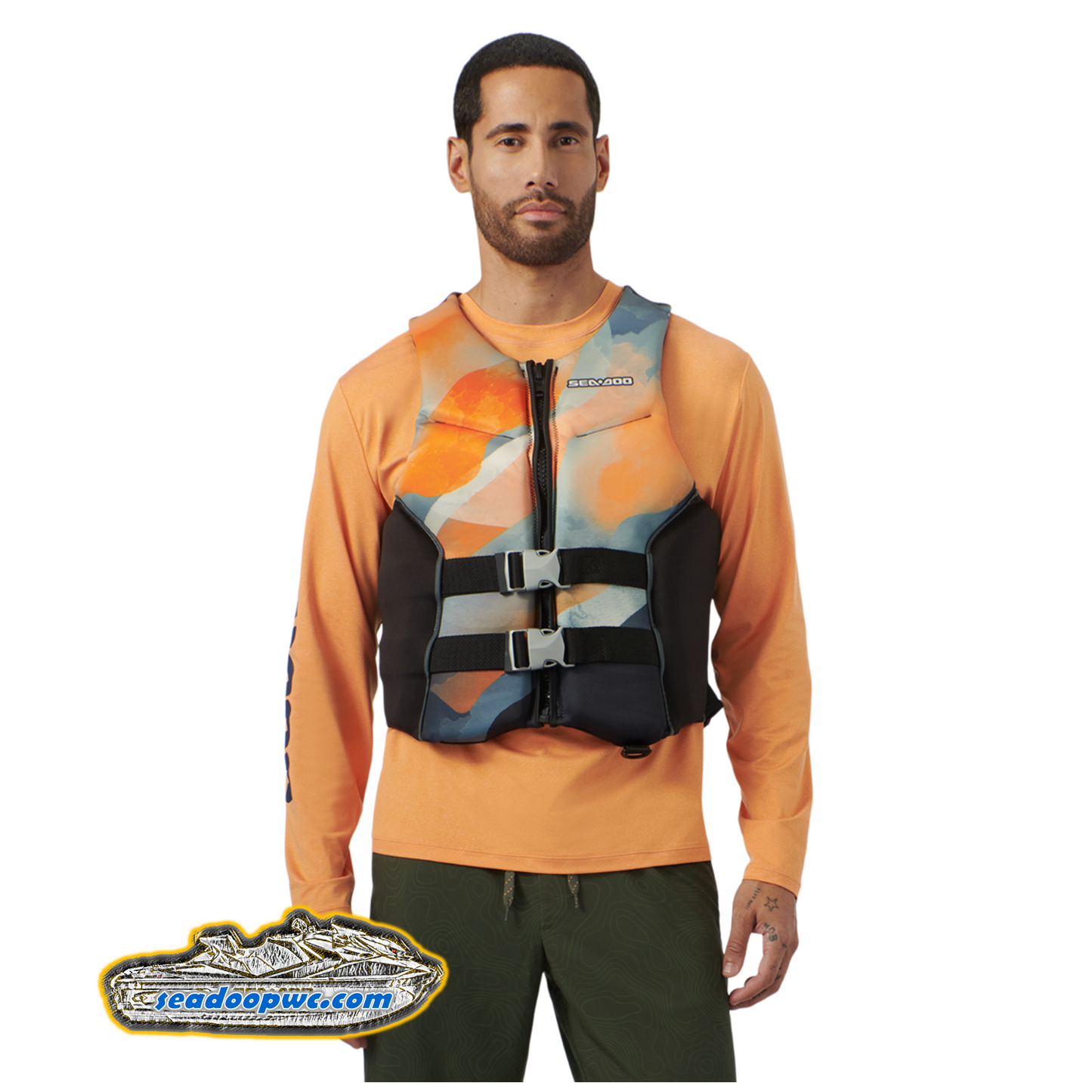 Sea-Doo Airflow Sunset Edition Life Jacket Orange