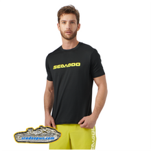 Sea-Doo Men's Short Sleeve Rashguard Signature - Black - 454487_90