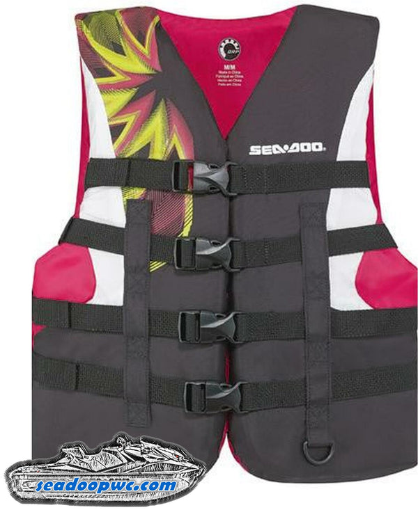 Sea Doo Force Pullover Performance Neoprene Riding PFD Life Vest Jacket  Seadoo 