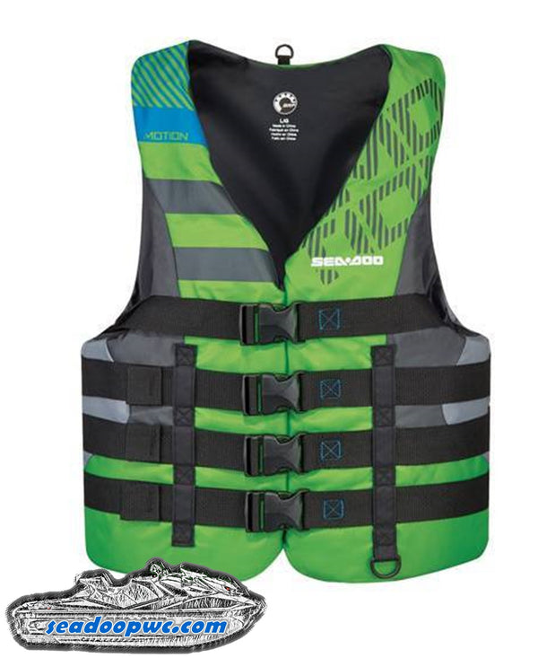 Men's Sea-Doo Motion Life Jacket , Green, #286767_70