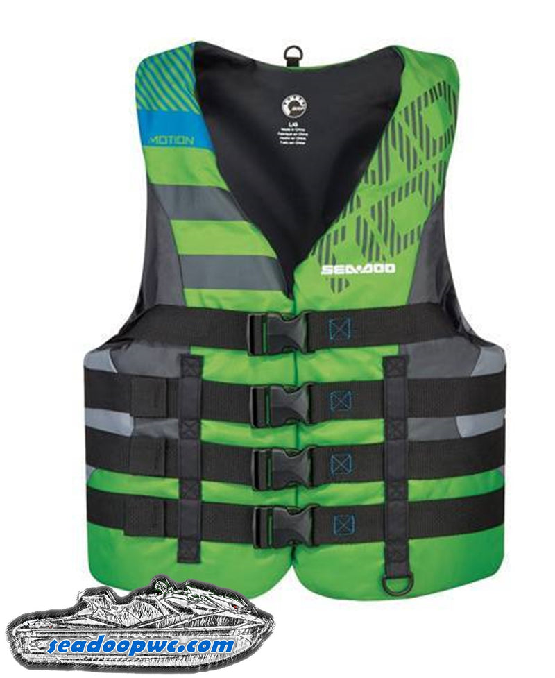 Men's Sea-Doo Motion Life Jacket , Green,